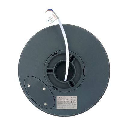 LED stropno svetlo sa senzorom pokreta LED/20W/230V 3000/4000/6500K prečnik 230 cm IP54 antracit