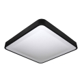 LED plafonsko svetlo sa senzorom WILTON LED/24W/230V 37,5x37,5 cm crno