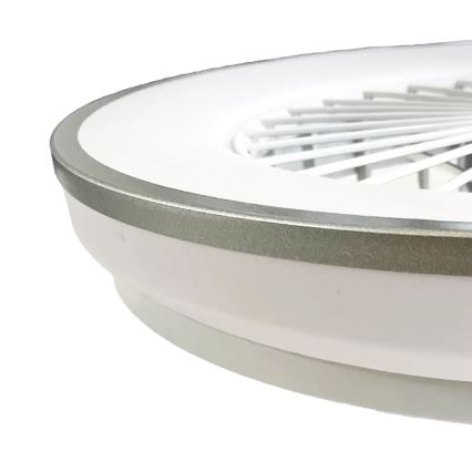 LED prigušiva plafonska lampa sa ventilatorom OPAL LED/48W/230V 3000-6500K + daljinski upravljač