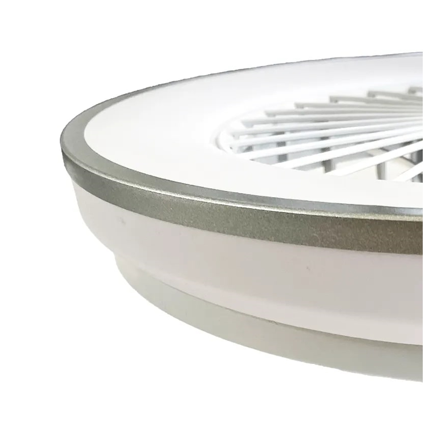 LED prigušiva plafonska lampa sa ventilatorom OPAL LED/48W/230V 3000-6500K + daljinski upravljač