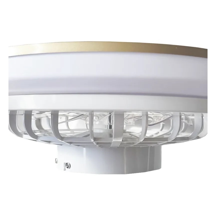 LED prigušiva stropna svetiljka sa ventilatorom OPAL LED/48W/230V 3000-6500K + daljinski upravljač