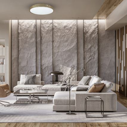 LED plafonsko svetlo SHINY LED/34W/230V zlatno