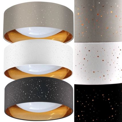 LED plafonsko svetlo TULUZA LED/18W/230V prečnik 32 cm crno