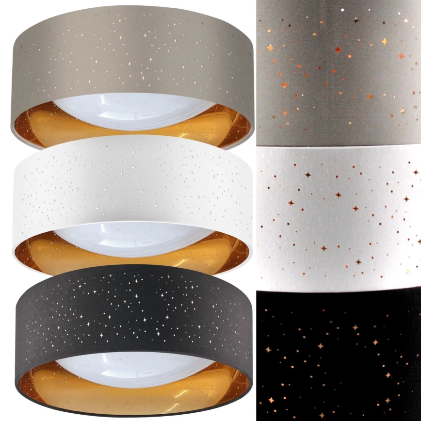 LED plafonsko svetlo TULUZA LED/18W/230V prečnik 32 cm crno