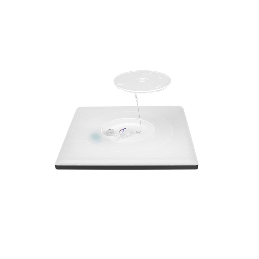 LED plafonsko svetlo za kupatilo NIVERA LED/18W/230V IP54 3000/4000/6000K 30x30 cm crna