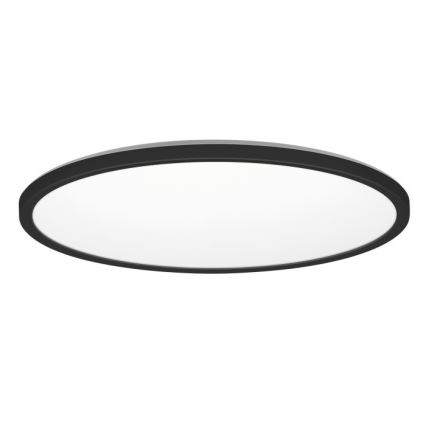 LED Kupaonsko plafonsko svetlo NIVERA LED/32W/230V IP54 3000/4000/6000K prečnika 42 cm crno