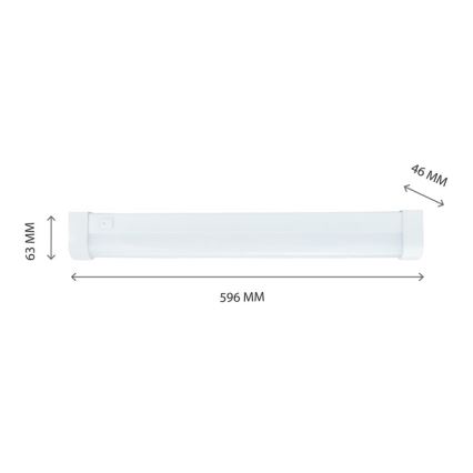 LED Podelementna lampa AQUATICA LED/15W/230V 3000K IP44