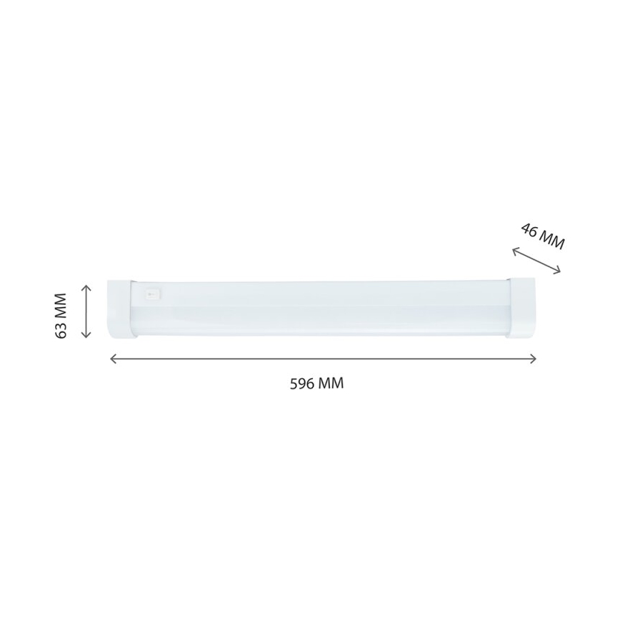 LED Podelementna lampa AQUATICA LED/15W/230V 6000K IP44