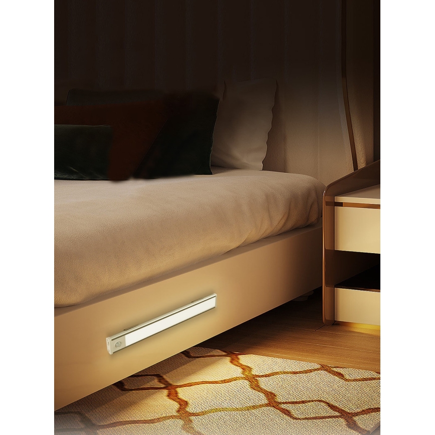 LED Podelementna lampa CABINET-4 sa PIR senzorom LED/1,5W/230V 1100mAh 4000K