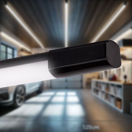 LED Podelementna lampa LED/36W/230V 4000K 120 cm crno