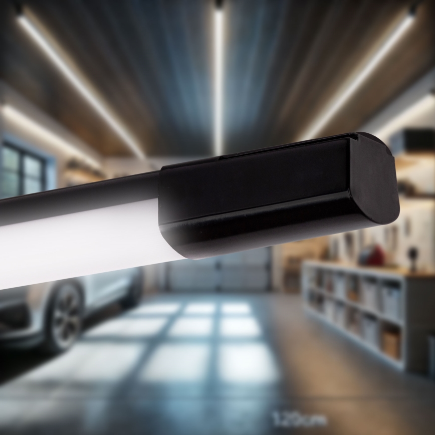 LED Podelementna lampa LED/36W/230V 4000K 120 cm crno