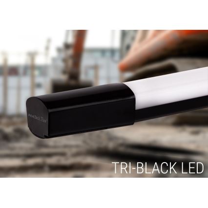 LED Podelementna lampa LED/36W/230V 4000K 120 cm crno