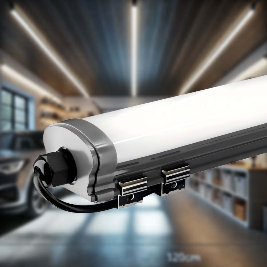 LED Podelementna lampa LED/60W/230V 6000K 120 cm IP65 crno