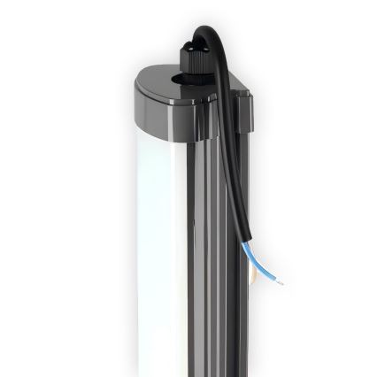 LED Podelementna lampa LED/60W/230V 6000K 120 cm IP65 crno
