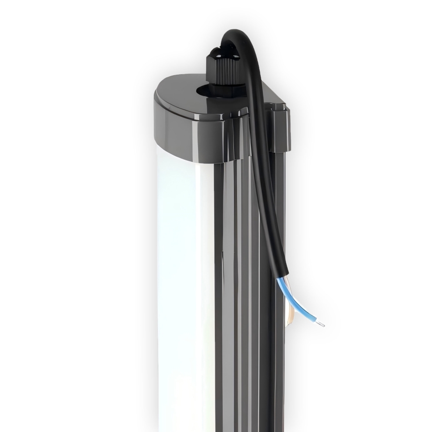 LED Podelementna lampa LED/60W/230V 6000K 120 cm IP65 crno