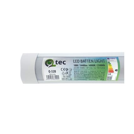 LED Podelementna lampa QTEC LED/18W/230V 60 cm bela