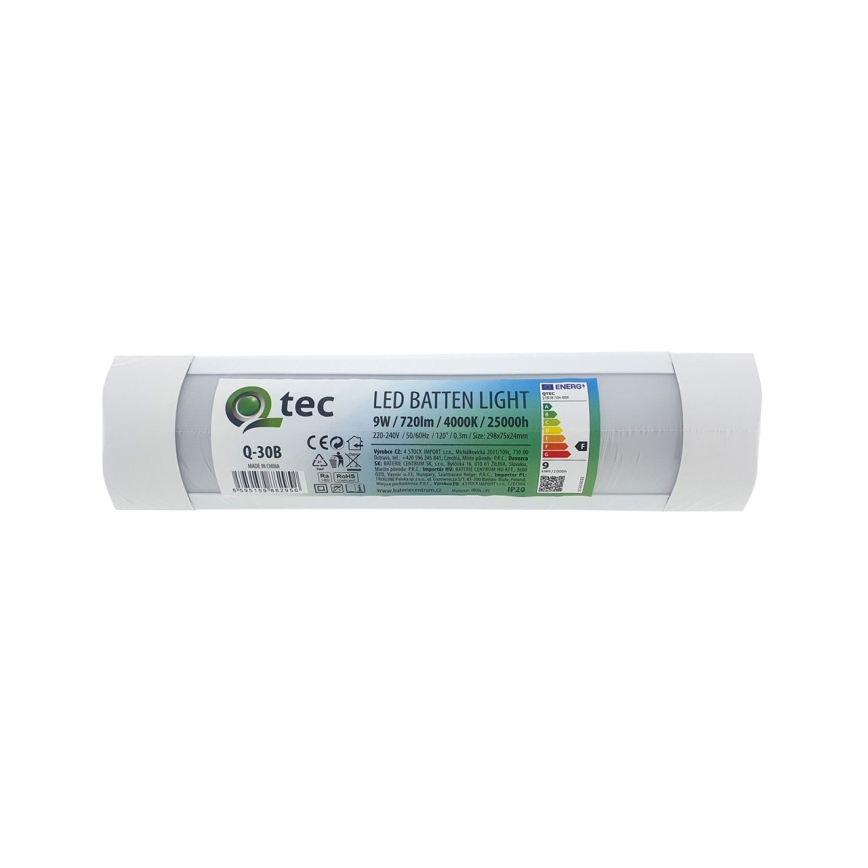 LED Podelementna lampa QTEC LED/9W/230V 30 cm bela