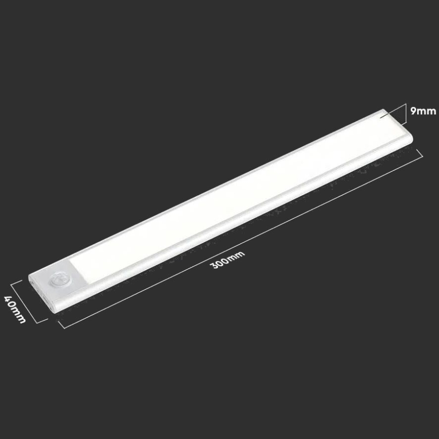 LED Podelementna lampa sa senzorom LED/1,5W/5V 1500 mAh 4000K