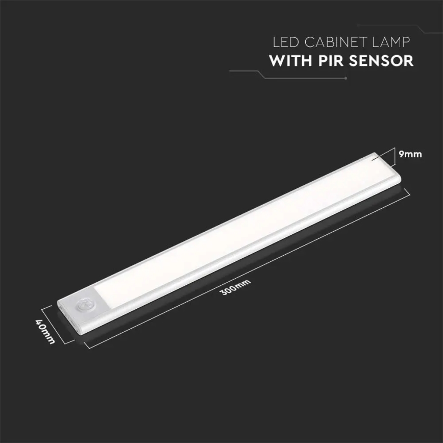 LED Podelementna lampa sa senzorom LED/1,5W/5V 3000K 1500 mAh