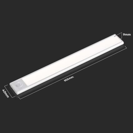 LED Podelementna lampa sa senzorom LED/2,5W/5V 4000K 3000 mAh