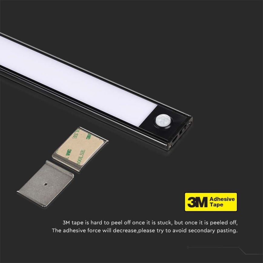 LED Podelementna lampa sa senzorom LED/2,5W/5V 4000K 3000 mAh