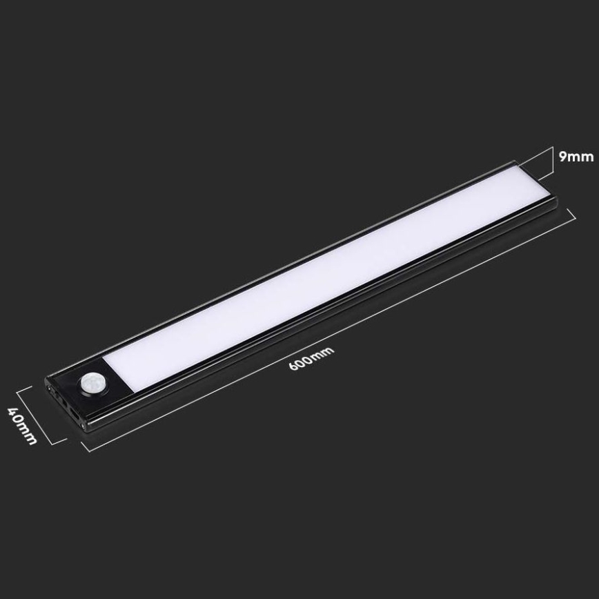 LED Podelementna lampa sa senzorom LED/2,5W/5V 4000K 3000 mAh