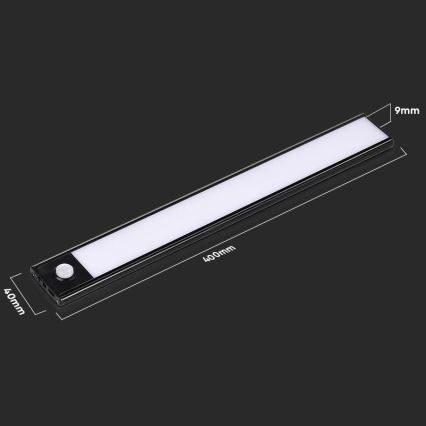 LED Podelementna lampa sa senzorom LED/2W/5V 2200 mAh 3000K