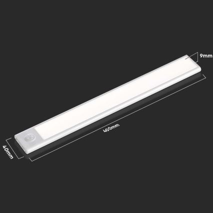 LED Podelementna lampa sa senzorom LED/2W/5V 4000K 2200 mAh