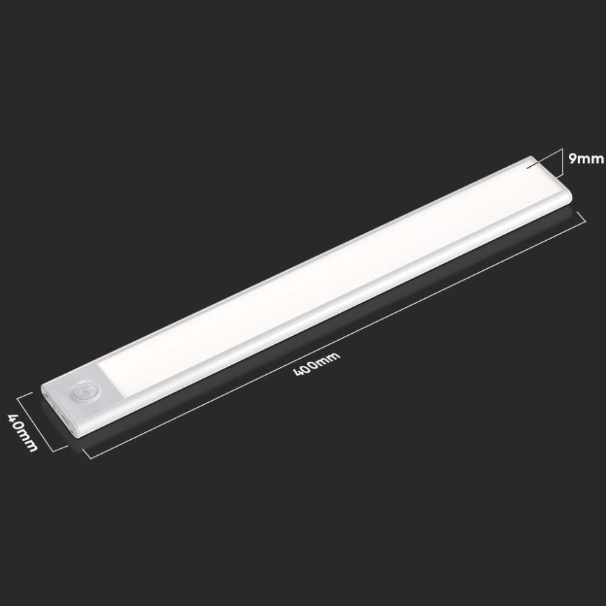 LED Podelementna lampa sa senzorom LED/2W/5V 4000K 2200 mAh