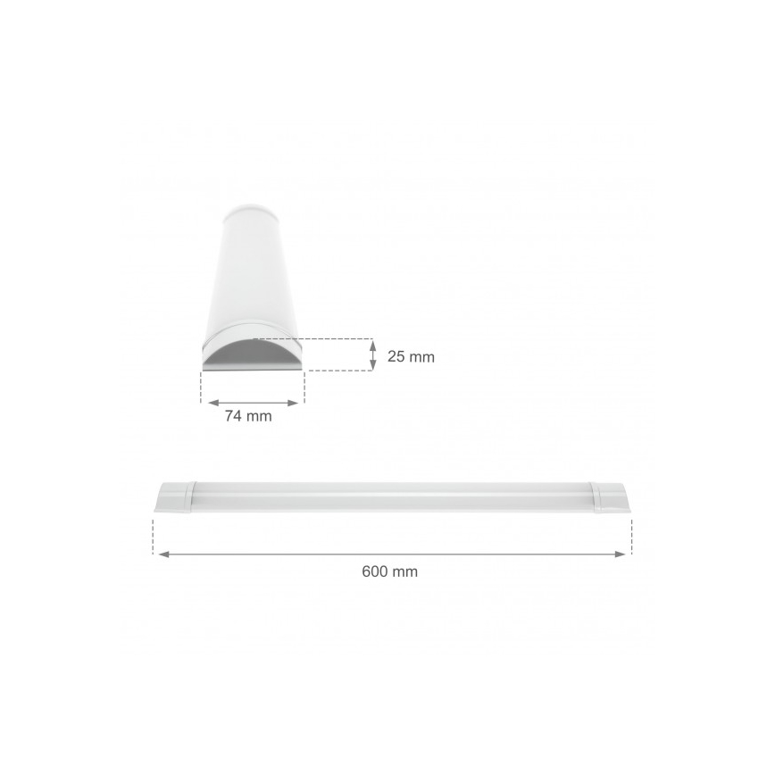 LED Podelementna lampa VIGA LED/14W/230V 6000K bela