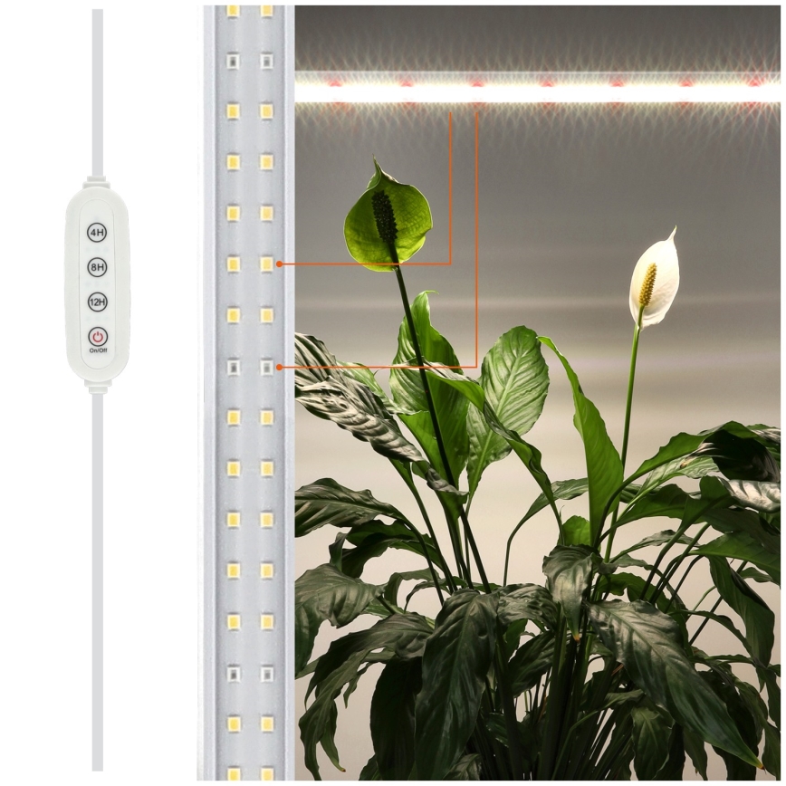 LED Podelementna lampa za uzgoj biljaka GROWLY LED/15W/230W