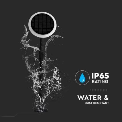 LED Podesiva solarna lampa GARDEN LED/8W/5V 60-129 cm 4000K IP65