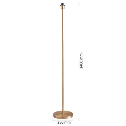 LED podna lampa TUNJA 1xE27/20W/230V prečnik 38 cm zlatna/crna