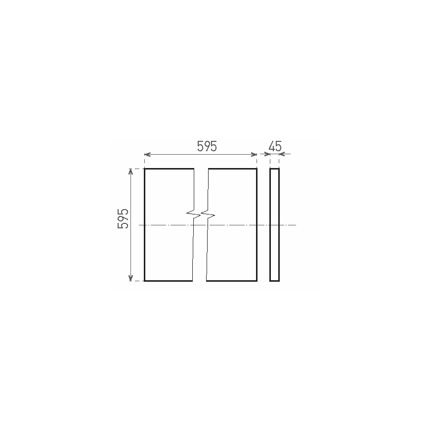 LED površinski panel ILLY LED/46W/230V