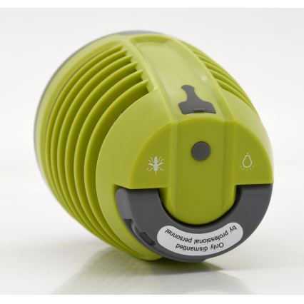 LED Prenosna punjiva lampa sa lapačem insekata LED/2W/3,7V 1800 mAh IPX4 zelena