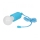 LED Prenosna lampa LED/1W/3xAAA plava