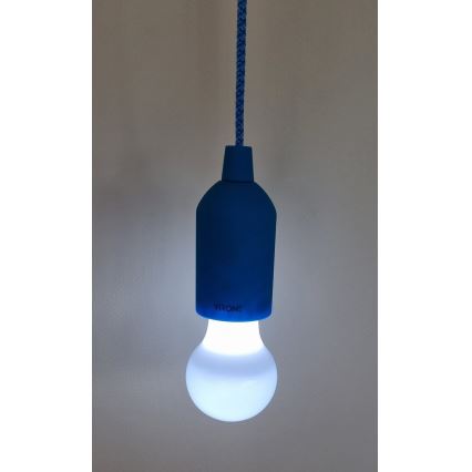 LED Prenosna lampa LED/1W/3xAAA plava