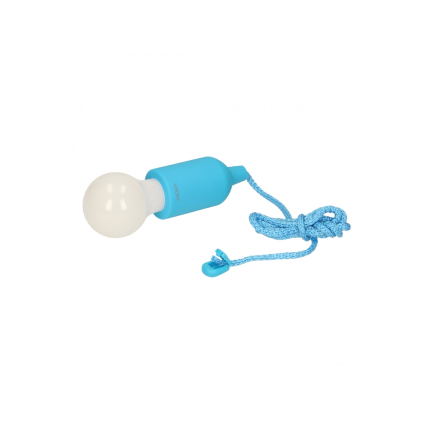 LED Prenosna lampa LED/1W/3xAAA plava