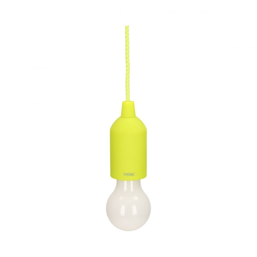 LED Prenosna lampa LED/1W/3xAAA zelena