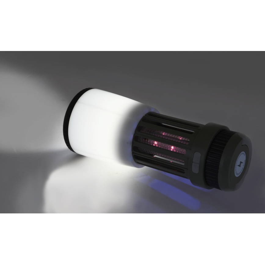 LED Prenosna punjiva lampa sa hvatačem insekata LED/2W/1800mAh/3xAAA IPX4 zelena