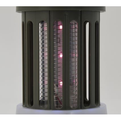 LED Prenosna punjiva lampa sa hvatačem insekata LED/2W/1800mAh/3xAAA IPX4 zelena