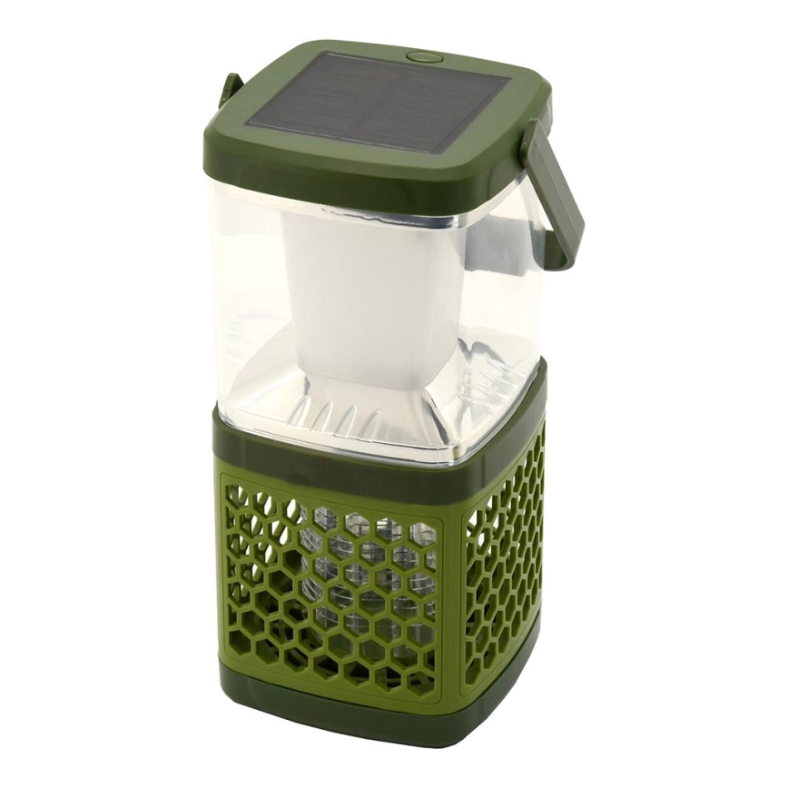 LED Prenosna punjiva lampa sa zamkom za insekte LED/3W/1800mAh zelena