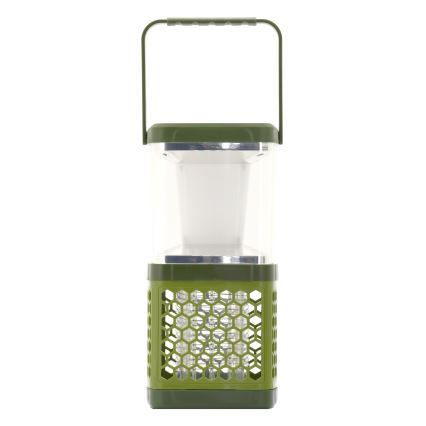 LED Prenosna punjiva lampa sa zamkom za insekte LED/3W/1800mAh zelena