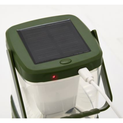 LED Prenosna punjiva lampa sa zamkom za insekte LED/3W/1800mAh zelena