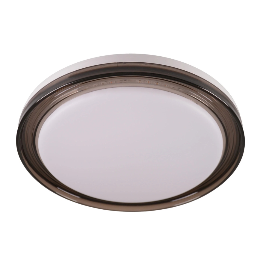 LED Prigušiva plafonjera za kupatilo HALINA LED/48W/230V 3000-6000K pr. 38 cm IP44 crno + Daljinski upravljač