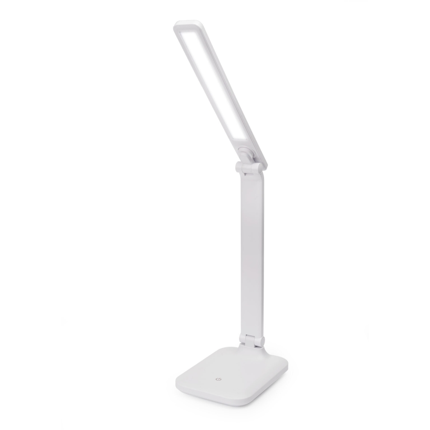 LED Prigušiva stona lampa na dodir sa bežičnim punjenjem i USB portom REMUS LED/5W/230V bela