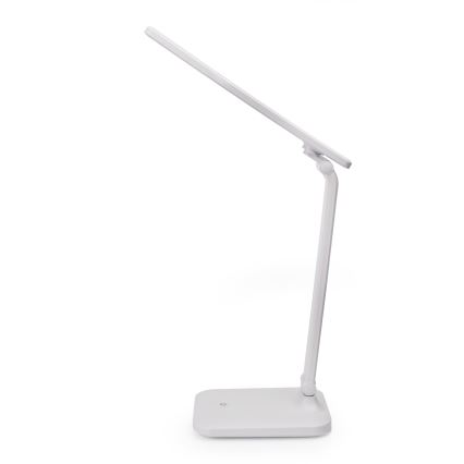 LED Prigušiva stona lampa na dodir sa bežičnim punjenjem i USB portom REMUS LED/5W/230V bela