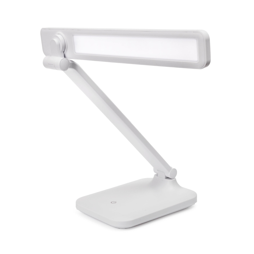 LED Prigušiva stona lampa na dodir sa bežičnim punjenjem i USB portom REMUS LED/5W/230V bela