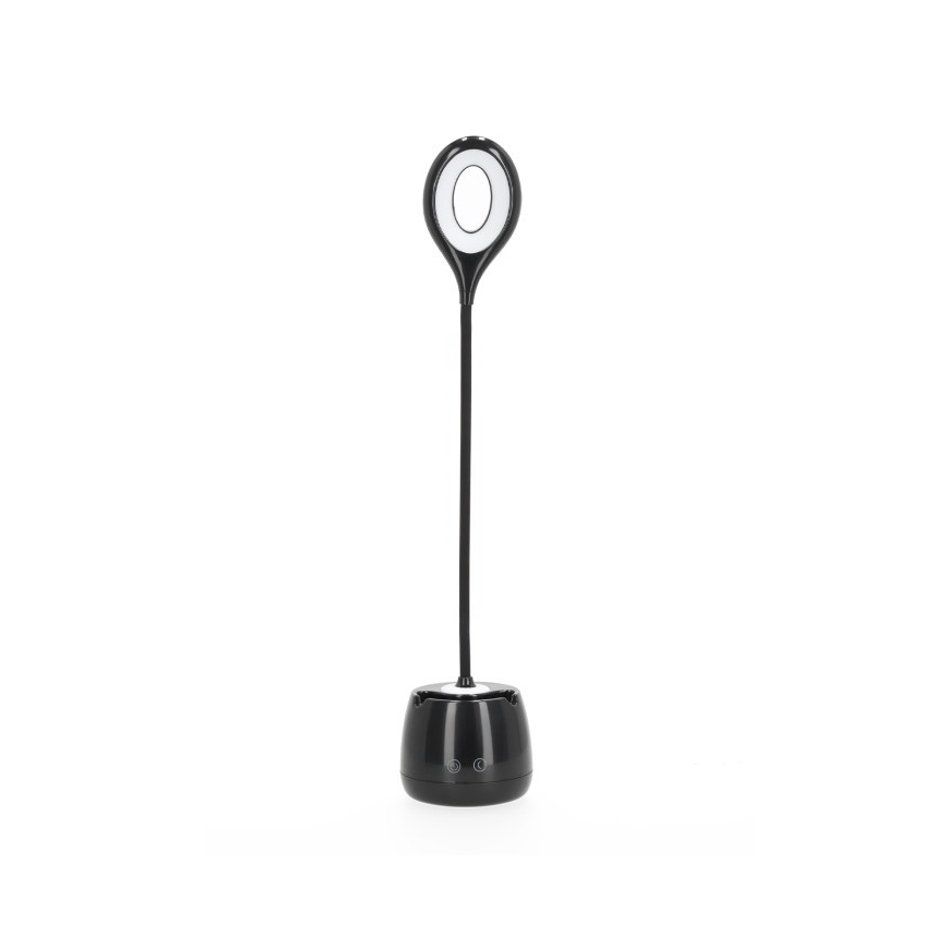 LED Prigušiva fleksibilna punjiva stona lampa LUSIA LED/5W/5V 3000/4000K 1200 mAh crno