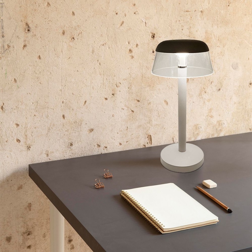 LED Prigušiva punjiva dodirna stona lampa LED/3W/5V 3000-6000K 1800 mAh bela